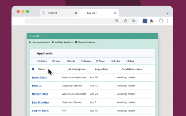 Indeed Recruiter Extension Preview image 5