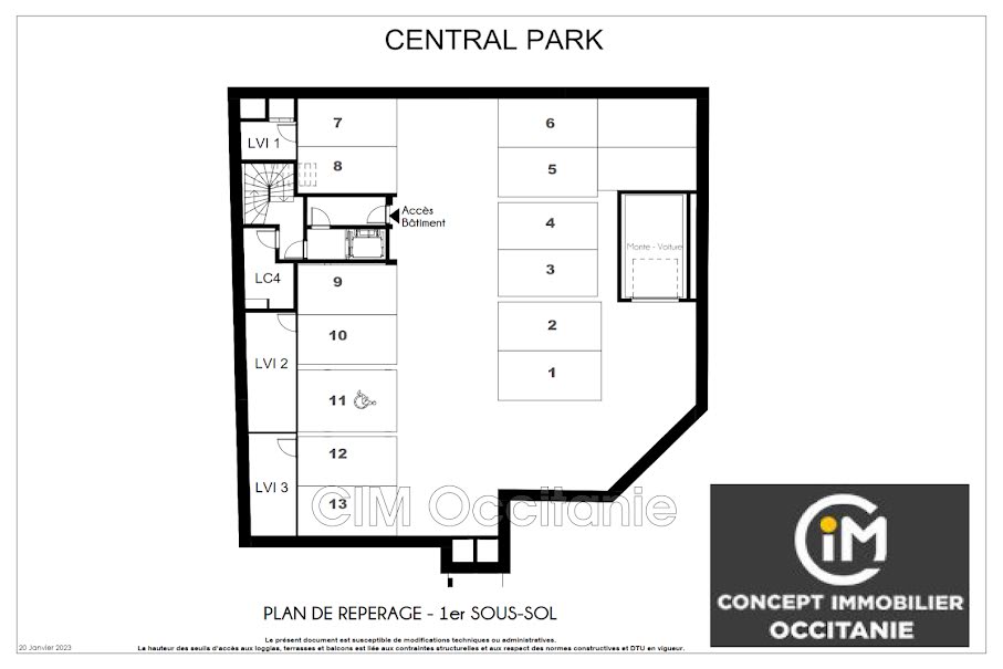 Vente parking   à Toulouse (31000), 40 000 €