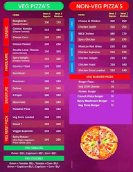 Damenzos Pizza menu 1