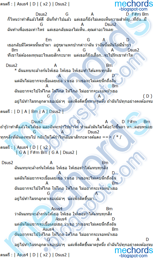 คอร์ดเพลง-ล้างก้นให้เธอ-วงกลม