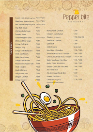 Pepper Bite Restaurant menu 8