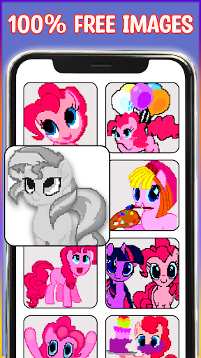 Screenshot Pony Pixel Art Coloring Book