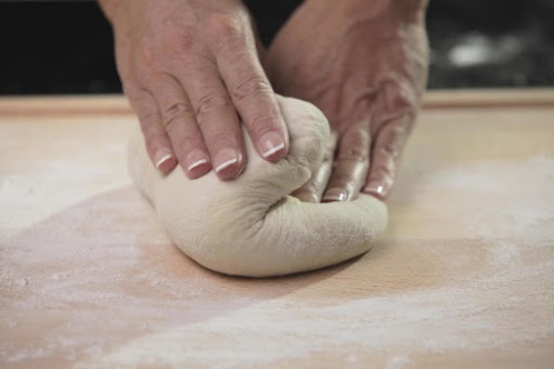 Step 3. Knead dough with