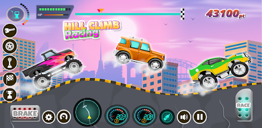 Kids Cars Hills Racing games