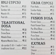 IDV... Idli Dosa Vada And More... menu 2