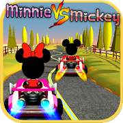 Mickey Against Minnie Race  Icon