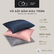 [Mã Lifemc11Sc Giảm 80K][Nhiều Màu] 01 Vỏ Gối Nằm Gòn Bedding Lụa Tencel Satin 60S Cao Cấp Màu Trơn 50X70 Cm