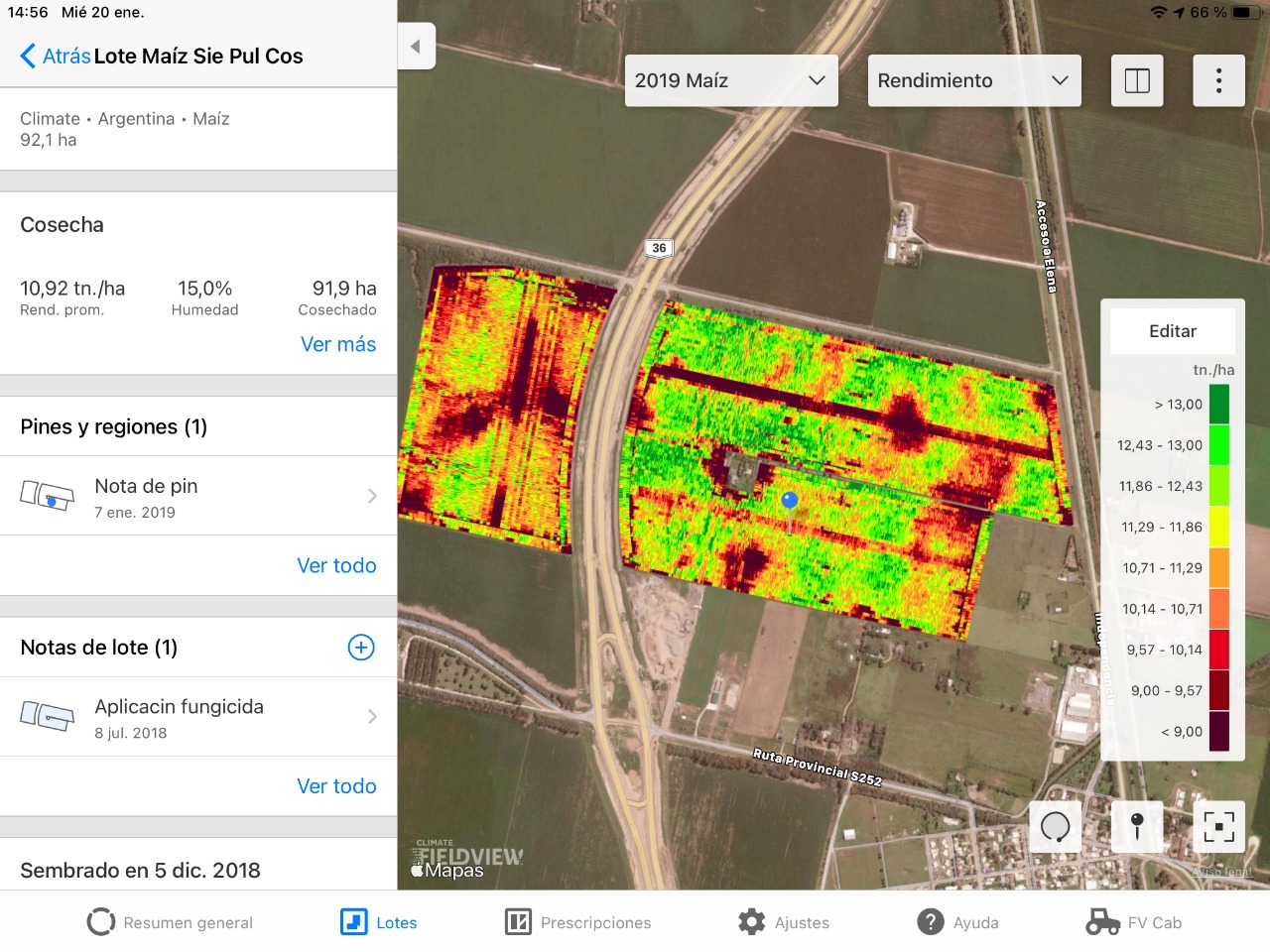 Mapa de Prescripciones en FieldView