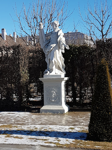Statue in the palace garden of