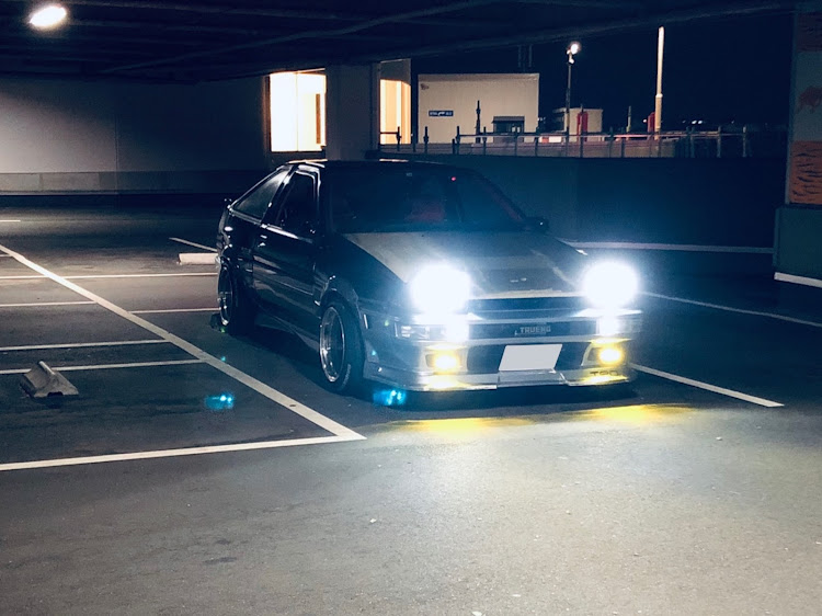 スプリンタートレノのフォグランプ・配線処理・2色切り替えフォグに関するカスタム事例の投稿画像4枚目