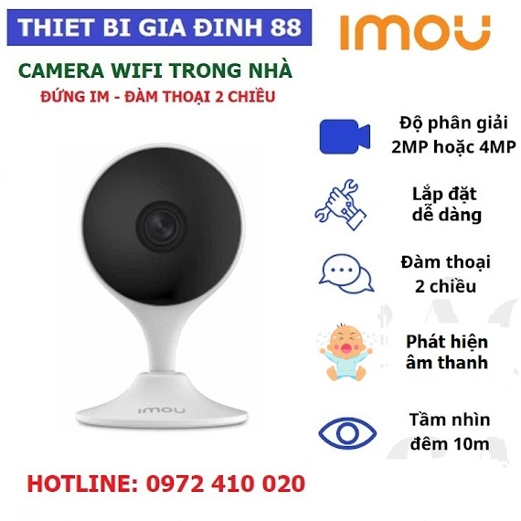 Camera Wifi Trong Nhà Imou C22Ep (1080P) C22Cp C22Sp Cue 2 2C 2E Full Hd A22Ep Ranger Dahua Chính Hãng 24Th