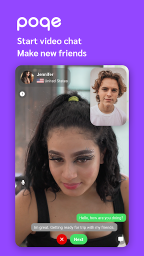 Screenshot poqe - video chat
