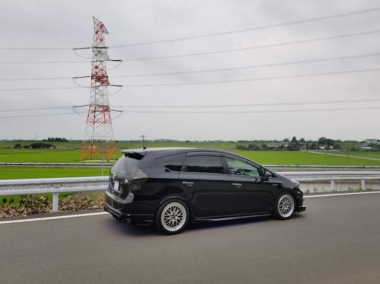 プリウスαの農道シリーズ・フォロワーさんお休み中・セブ活の帰り道・茨城県側ですに関するカスタム事例の投稿画像1枚目