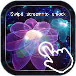 Neon Flowers Lock Screen Apk