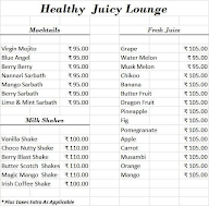 Healthy Juicy Lounge menu 2