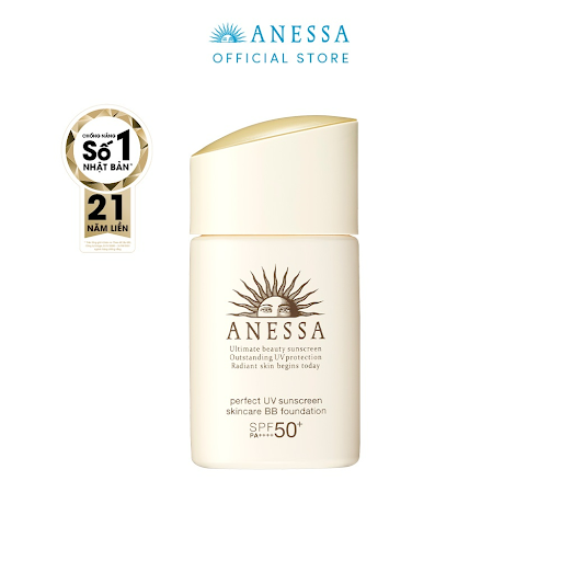 BB Trang Điểm Anessa Chống Nắng Dưỡng Da SPF 50+ PA++++ 25ml