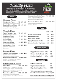 Kwality Pizza menu 2