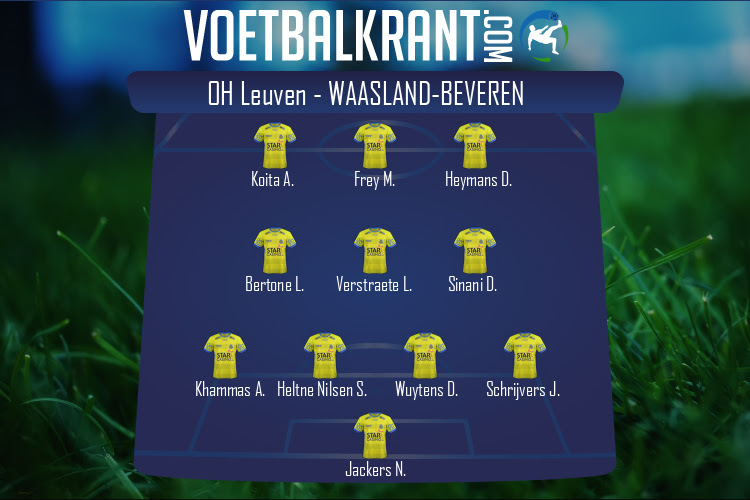 Opstelling SK Beveren | OH Leuven - SK Beveren (18/04/2021)