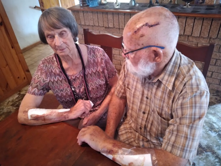 Rocklands couple Catharina and Nicolas Hurter, both 85, were attacked on their smallholding on Saturday evening