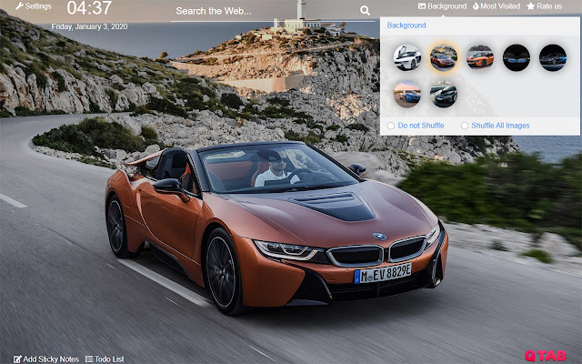 BMW i8 Wallpapers BMW i8 New Tab HD