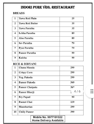 Rasoi Veg Restaurant menu 2