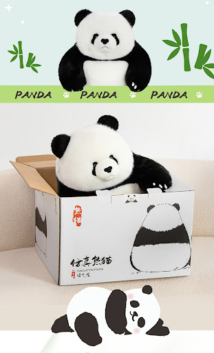 Title 7, Childrens Simulation Giant Panda Doll Plush To...