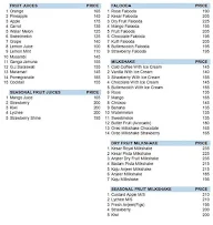 Bombaysthan menu 2