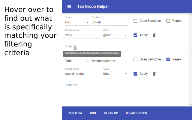 Tab Group Helper Preview image 1