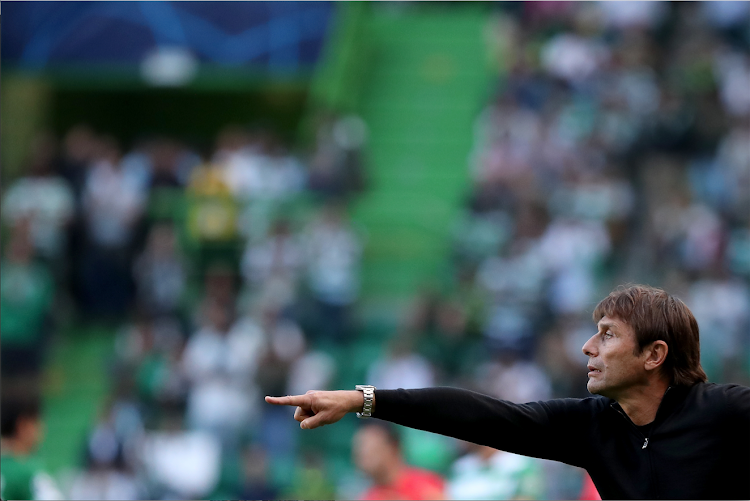 Tottenham's head coach Antonio Conte gestures during a past match