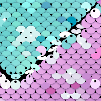 Pastel Sequin Flip Wallpaper