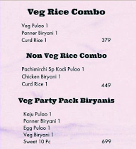 Party Pot menu 7