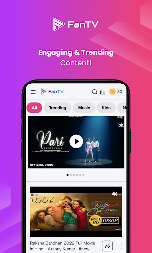 Screenshot FanTV Trending Music Videos