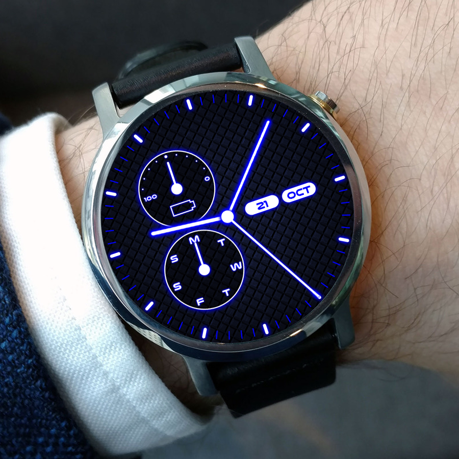 Neon Blue Watch Face - Android Apps on Google Play