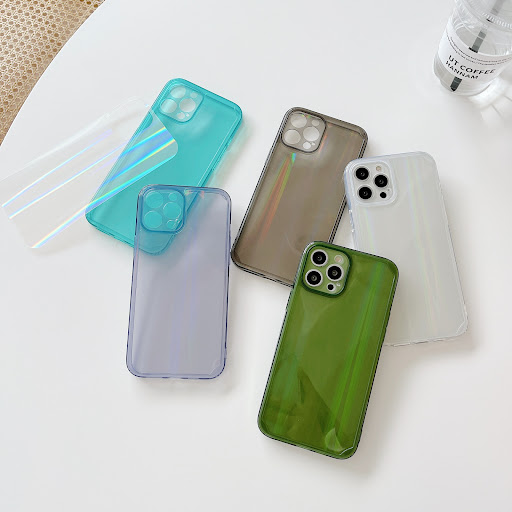 Title 5, Colorful Aurora Translucent Full Covered Phone ...