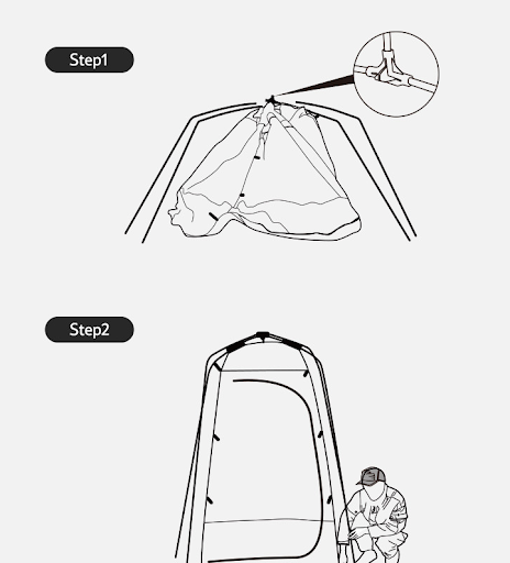 Title 6, Mobile Single Person Sun Protection Folding Cha...