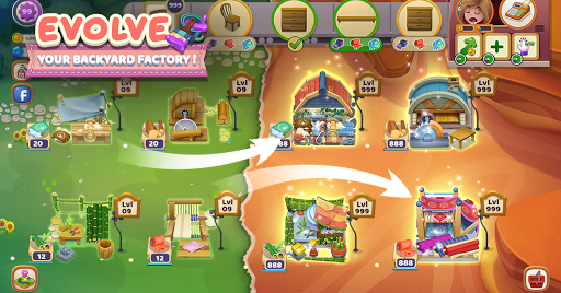 Craftory - Idle Factory & Home Design APK MOD screenshots 2