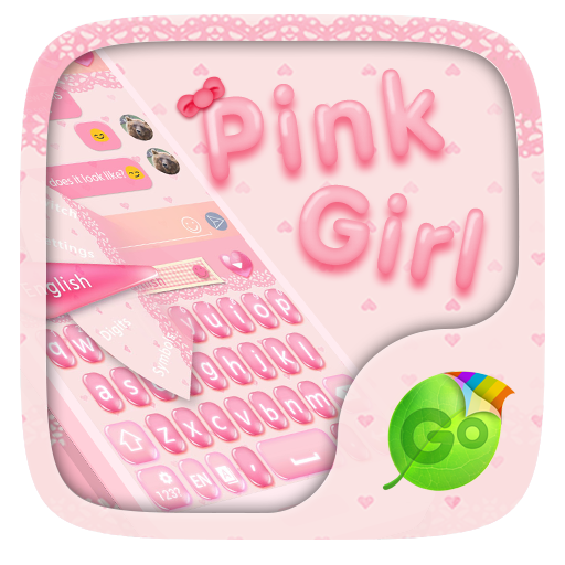 Pink Girl Keyboard Theme 個人化 App LOGO-APP開箱王