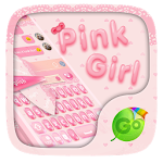 Cover Image of Download Pink Girl Keyboard Theme 3.2 APK