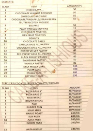 Sweets By Cake-A-Lishious menu 1