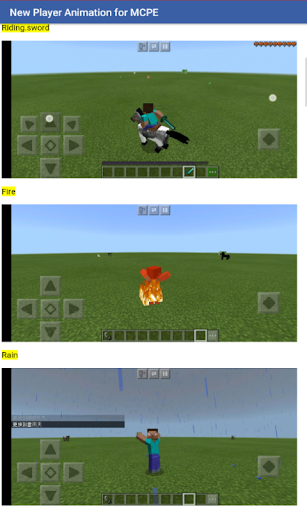 Screenshot New Player Animation for Minec