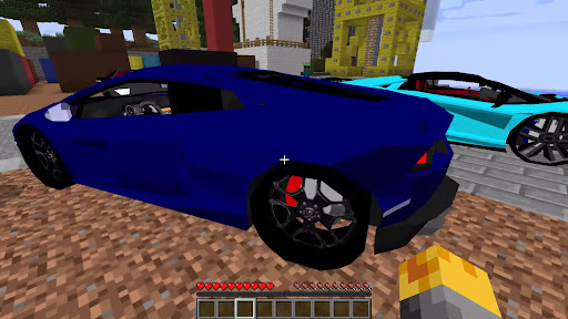 Screenshot Cars Mod for Minecraft PE 2024