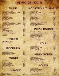 Raees - The Food Bistro menu 1