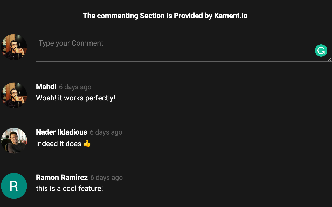 Kament.io Preview image 1