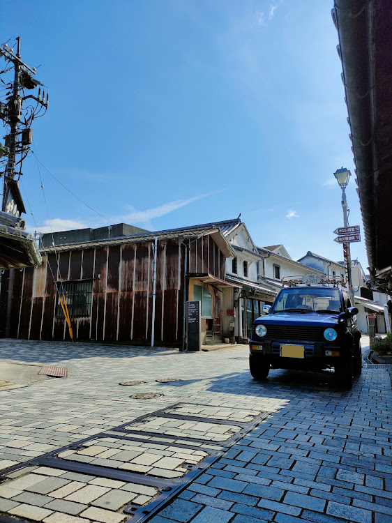 パジェロミニのパジェロミニとお散歩・あなたのテールは？・レトロな雰囲気・柳井白壁の町並み・金魚ちょうちんに関するカスタム事例の投稿画像5枚目