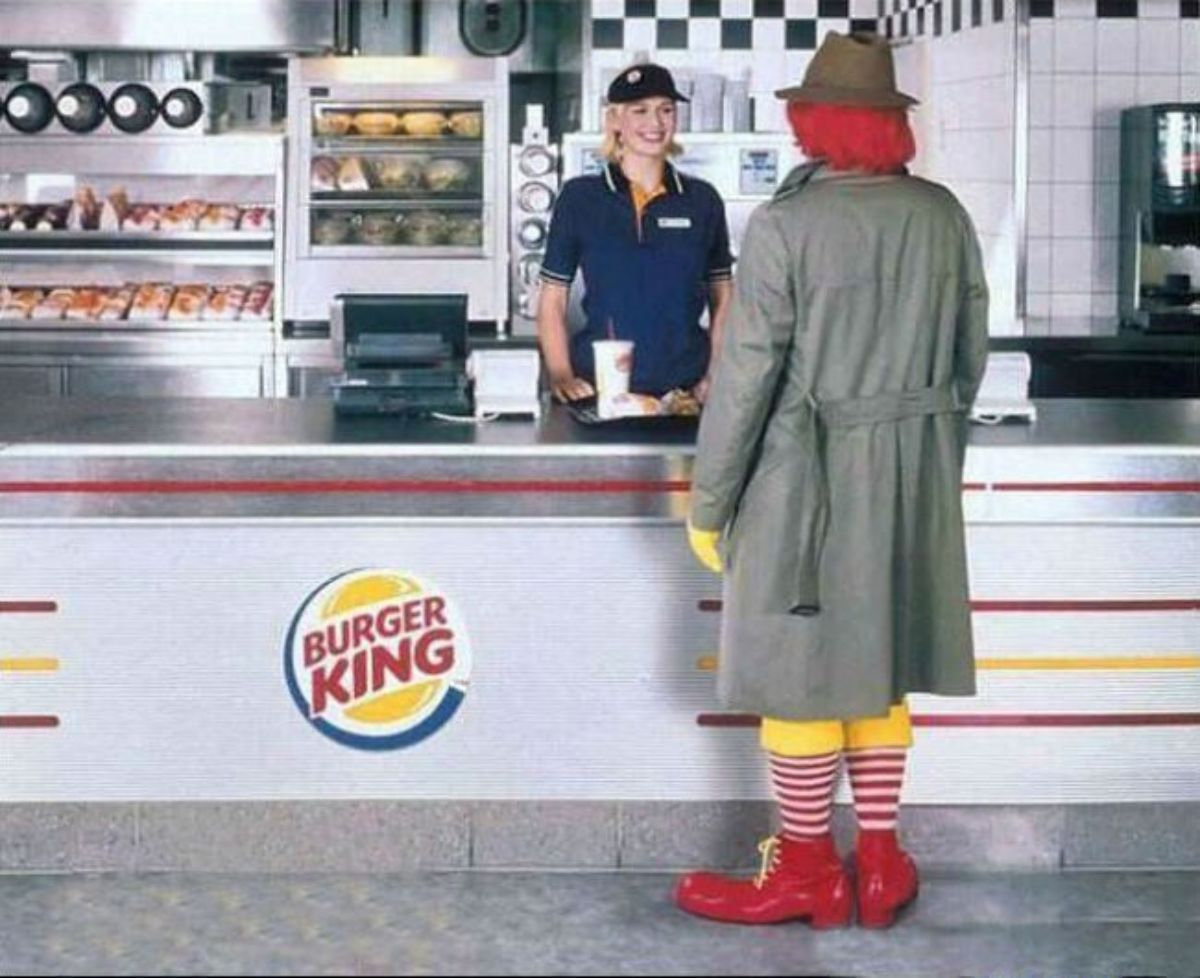 McDonald's and Burger King often engage in friendly banter through meme marketing