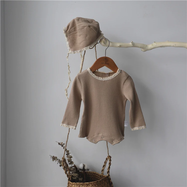 Title 8, Lange mouwen driehoek romper voor meisjes, comf...