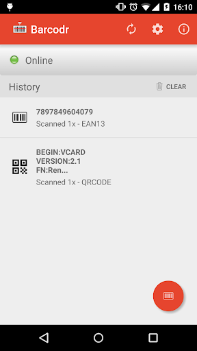 Barcodr Lite - Wifi QR scanner