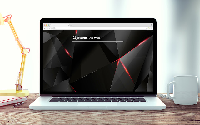 Black Red Shards Wallpaper New Tab Theme