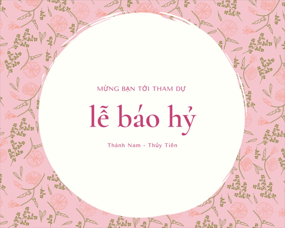 thiệp báo hỷ
