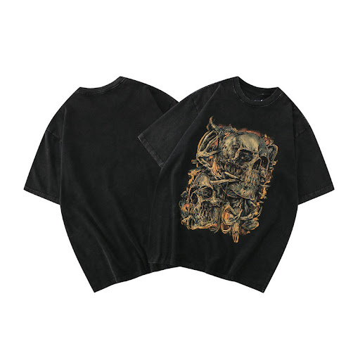 Title 2, Tide Brand Street Loose Short-sleeved T-shirt C...